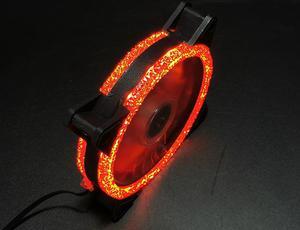 Weastlinks 12cm LED Case Fan 120mm Fans Silent Sleeve Bearing 4pin Desktop PC Fan Computer Cooling Cooler CPU Coolers Radiators