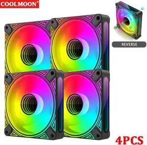 Weastlinks Computer Case 120mm Fan PWM 4PIN 5V 3PIN ARGB Cooling Fan Radiator Cooler 12cm Ventilador Adjust Speed Aura Sync