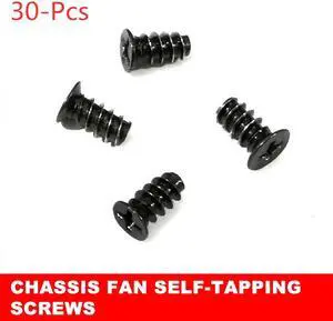 Weastlinks Computer Case Fan Water Cooled Long Screw M5 Flat Head Self Tapping Short Screw 30mm For Case Power Supply Bin