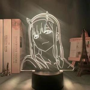 Weastlinks Anime 3D Led Light Kimetsu No Yaiba Nezuko Kamado for Bedroom Decoration Night Light Gift Manga 3D Lamp Demon Slayer Room Decor