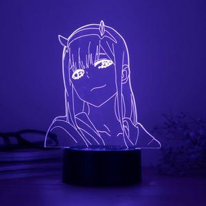 Weastlinks Disney Cartoon 3D Night Light Frozen Princess Acrylic LED Illusion Lamp for Children Bedroom Decortion Touch Table Lamp Kid Gift