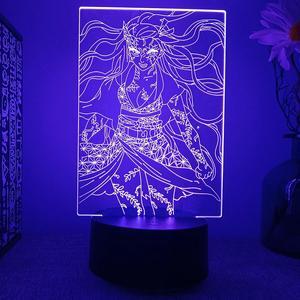 Weastlinks Demon Slayer Kimetsu No Yaiba Nezuko Rengoku Zenitsu Tanjiro 3d Led Lamp Bedroom Manga Anime Figure Night Lights Children Gift