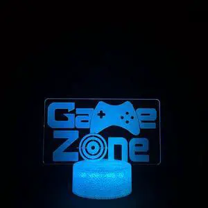 Weastlinks 3D LED Gaming Setup RGB Lamp Gaming Room Lamp Decoration USB Powered Night Light Table Lamp For Bedroom Decor Christmas Lights