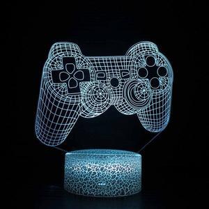 Weastlinks 3D LED Gaming Setup RGB Lamp Gaming Room Lamp Decoration USB Powered Night Light Table Lamp For Bedroom Decor Christmas Lights