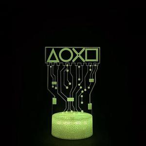 Weastlinks 3D LED Gaming Setup RGB Lamp Gaming Room Lamp Decoration USB Powered Night Light Table Lamp For Bedroom Decor Christmas Lights