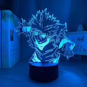 Weastlinks Acrylic 3D Lamp Anime Hunter X Hunter Killua and Gon for Bedroom Decor Nightlight Birthday Gift Led Night Light Manga Hxh Killua