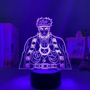 Weastlinks Anime Led Light Kimetsu No Yaiba Kokushibo for Bedroom Decoration Night Light Gift Manga 3d Lamp Demon Slayer Room Decor