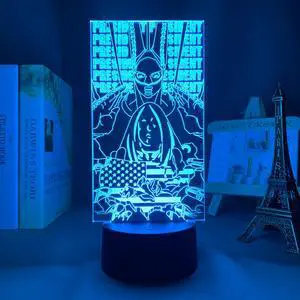 Weastlinks 3D Lamp Anime JoJo Bizarre Adventure for Bedroom Decor Light Birthday Gift Manga Jojo Figure Led Night Light Jotaro Kujo