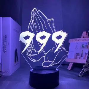 Weastlinks Juice WRLD 3d Lamp Led Night Light for Home Decoration Colorful Nightlight Gift for Fans Dropshipping Juice WRLD