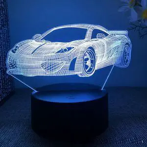 Weastlinks Formula 1 F1 Racing Car 3d Led Night Light For Bedroom Supercar Lava Lamp Children's Room Decor Birthday Gift For Boyfriend