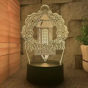 Weastlinks Ramadan decoration 2022 Veilleuse Coranique Coran Quran Koran 3d Led Lamp For Bedroom Night Lights Action Room Decor