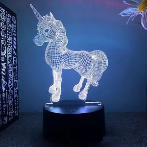 Weastlinks Unicorn Horse Night Lights Rechargeable Valentines Day Love Led Lamp Wedding Decoration Romantic Anniversary Girlfriend Gift