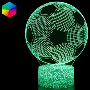 Weastlinks Baseball Sport Game Basketball 3d Night Light Game Room Desk Setup Lighting Decor Football Custom Sensor Light for Kids Bedside Gift