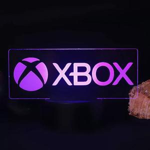 Weastlinks 16 Colors Changing Gaming Night Light For Xbox 3D Acrylic LED Touch Table Lamp Atmosphere Room Decor Illusion Lamp For Kids Gift
