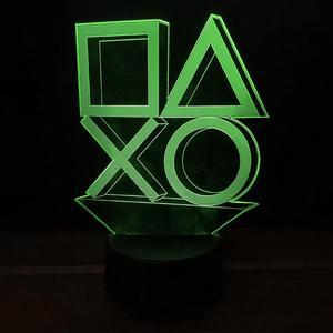 Weastlinks 16 Colors Changing Gaming Night Light For Xbox 3D Acrylic LED Touch Table Lamp Atmosphere Room Decor Illusion Lamp For Kids Gift