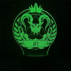 Weastlinks Anime APEX Legends Hero Red Dead Redemption 2 Figure Night Light for Children 3D Acrylic LED Nightlamp Illusion Table Lamp Gifts