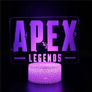 Weastlinks Anime APEX Legends Hero Red Dead Redemption 2 Figure Night Light for Children 3D Acrylic LED Nightlamp Illusion Table Lamp Gifts