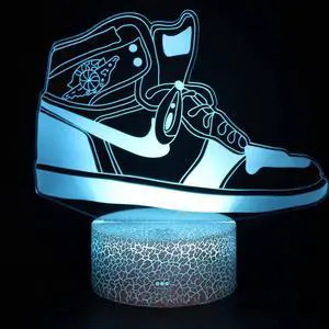 Weastlinks Shoe Series Led Night Light Bedside Lamp Home Decoration Room Boy Bedroom Bedside Table Decor Sports Fan Gift