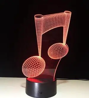 Weastlinks Novelty 3D Lamp Camera Illusion LED USB Lamp Touch RGB 7 Color Changing Table Night Light Bedside Decoration LED Lamp