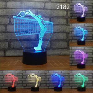 Weastlinks Football Basketball Volleyball 7 Colors Change Bedroom Sleep Lighting Table Lamp Led Nightlight Usb Home Decor Sports Fans Gifts