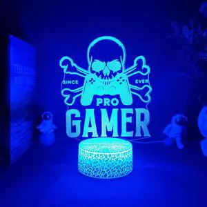 Weastlinks USB 3D Print Lamp 7 Color Change Touch Switch Bedroom Bookcase Night Light Home Decor Acrylic Light Creative Gifts