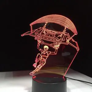 Weastlinks USB 3D Print Lamp 7 Color Change Touch Switch Bedroom Bookcase Night Light Home Decor Acrylic Light Creative Gifts
