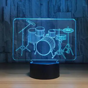 Weastlinks American Football Helmet Lamp 3D Night light Bedroom Decor Alarm Clock Michelangelo David 7 Colors Drop shipping Sports Nightlight Baby Child Gifts