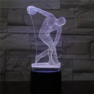 Weastlinks Statue of Liberty White House 3D Illusion Night lightTable Lamp for Kids Bedroom Decoration Nightlight LED RGB Touch Sensor Gift