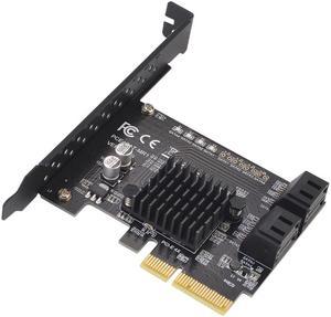 Weastlinks Marvell 88SE9230 Chip SATA/PCIE Raid Controller SATA PCIE SATA Raid Card PCI-E SATA Raid PCI Express 4X with Low Profile Bracket