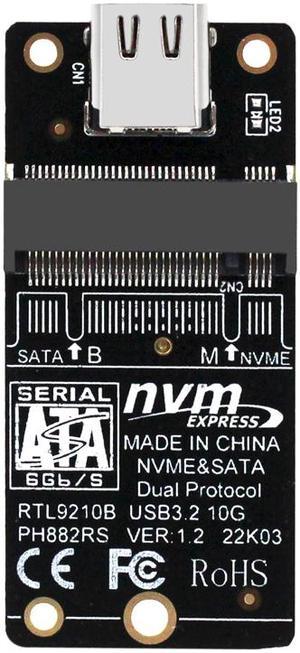 Weastlinks NVME to SATA Expansion Card M.2 to SATA Adapter M2 Connector  Internal SSD SATA 3 Port Multiplier NGFF M Key to SATA3 Controller