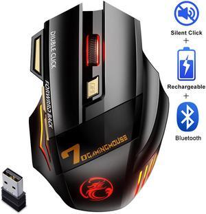 Weastlinks Rechargeable Wireless Mouse Gamer For Computer RGB Gaming Mouse Bluetooth USB Mouse Silent Ergonomic Mause For Laptop PC Mice