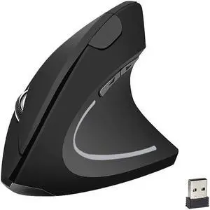 Weastlinks Wireless Mouse Vertical Gaming Mouse Computer Mice Ergonomic Desktop Upright Mouse 1600 DPI for PC Laptop Office Home