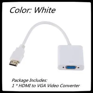 Weastlinks 1080P HDMI-compatible To VGA Adapter Converter Cable HDMI Male To VGA Famale Digital Analog Converter for Tablet laptop PC TV