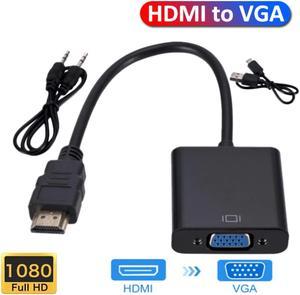 Weastlinks HD 1080P HDMI To VGA Converter HDMI Cable With Audio Power Supply HDMI Male To VGA Female Adapter For PS4 TV Box xbox TV Laptop