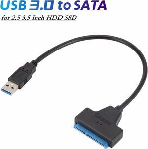 Weastlinks USB 3.0 2.0 SATA Up To 6 Gbps 3 Cable Sata To USB 3.0 Adapter Support 2.5 Inch External HDD SSD Hard Drive 22 Pin Sata III Cable
