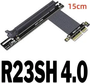Weastlinks PCIe 4.0 x4 To x16 Extension Cable Full Speed 4.0 PCI-e Riser Adapter Graphics Card Extender for GTX3080ti RX5700xt GPU