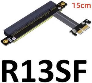 Weastlinks 1X to 16X PCIe Flexible Flat Extension FFC PCI Express 1 to 16 X Adapter Riser Card Adapter PCI-E Extender Cable PCI-E