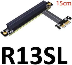 Weastlinks 1X to 16X PCIe Flexible Flat Extension FFC PCI Express 1 to 16 X Adapter Riser Card Adapter PCI-E Extender Cable PCI-E
