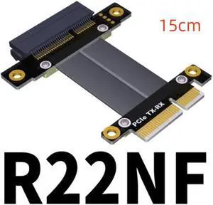 Weastlinks PCI-E 3.0 4.0 x4 Extender Cable to Female TX-RX Signal Docking PCI Express Jumper Board to Board Riser Card Connect Adapter
