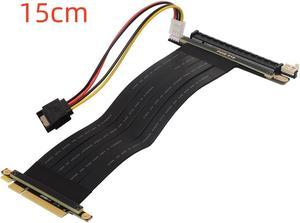 Weastlinks PCI-E 8X To 16x Slot Riser Cable,PCIE 8X Male To PCI-E 16X Female Extension Flexible Ribbon Cable for RTX 3060 Graphics Card