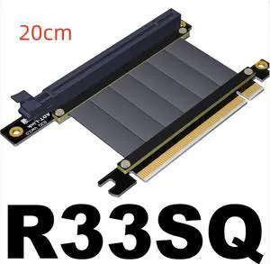 Weastlinks PCI Express PCI-e3.0 16x Flexible Cable Card Extension Port Adapter Riser Card Graphics Cards Vertical Connector Cable L type