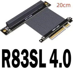 Weastlinks PCIe 4.0 Riser Cable 4.0 X8 X16 PCI Express Riser Extender Riser Cable for Vertical Mount