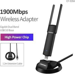 Weastlinks 1900Mbps Dual Band 2.4G 5GHz USB WiFi Adapter 2dbi Antenna Monitor Mode 802.11ac Wireless Network Card For Windows Kali Linux