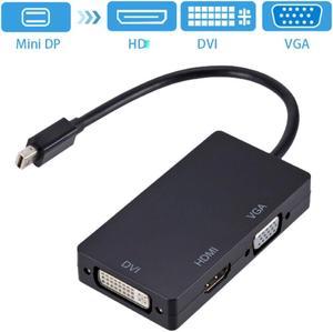 Weastlinks 3 in 1 Thunderbolt Mini DP to HDMI VGA DVI Converter 1080P Mini DP Cable Adapter for MacBook Pro Air Mini DisplayPort