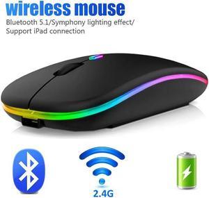 Weastlinks Wireless Mouse For Laptop PC RGB Rechargeable Mouses Wireless Computer Silent Mice Gaming Mouse