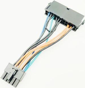 Weastlinks Computer Cables Connector ATX 24Pin Female to 10Pin Male Adapter Power Supply Cable Cord