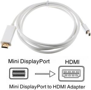 Weastlinks Mini DisplayPort to HDMI Cable Thunderbolt HDMI Converter Mini DP to HDMI Cable Adapter 1080P For MacBook Pro