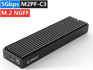 Weastlinks Type-C M.2 NGFF/NVME Solid State Drive Enclosure Box USB3.1 5/10Gbps External 2230/2242/2260/2280 SSD Case