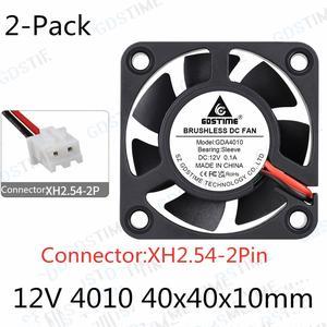 Weastlinks 2PCS DC 5V 12V 24V Fan 4cm 40mm 4010 40x40x10mm Ultrathin Brushless Axial Cooling Fan 4010 USB Fan PH2.0 XH2.54