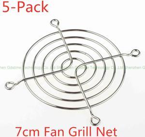 Weastlinks 2PCS DC 12V 24V Fan 7cm 70mm 7025 70x70x25mm Ultrathin Brushless Axial Cooling Fan 7025 Fan XH2.54 2Pin 2510-3Pin Fan Grill Net